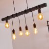 BARBENGO Pendant Light black, 6-light sources