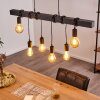 BARBENGO Pendant Light black, 6-light sources