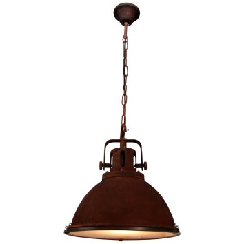 Brilliant JESPER Pendant Light rust-coloured, 1-light source