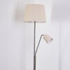 GUNSTOCK Floor Lamp polished nickel, 2-light sources