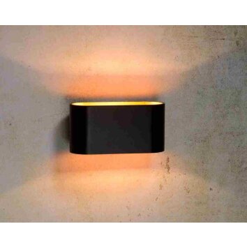 Lucide XERA wall light black, 1-light source
