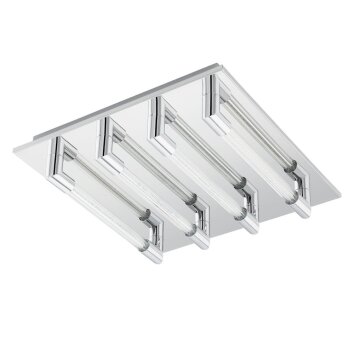 Eglo VELARDE ceiling light LED chrome, 4-light sources