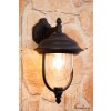 Konstsmide PARMA wall light black, transparent, clear, 1-light source