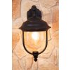 Konstsmide PARMA wall light black, transparent, clear, 1-light source