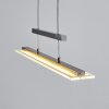 Junsele Pendant Light LED matt nickel, 3-light sources