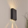 BENIN Outdoor Wall Light LED black, 2-light sources