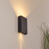 BENIN Outdoor Wall Light LED black, 2-light sources