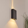 BENIN Outdoor Wall Light LED black, 2-light sources