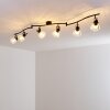 Bois Ceiling Light black, 6-light sources
