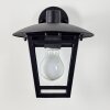SIERA outdoor wall light black, 1-light source