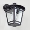 SIERA outdoor wall light black, 1-light source
