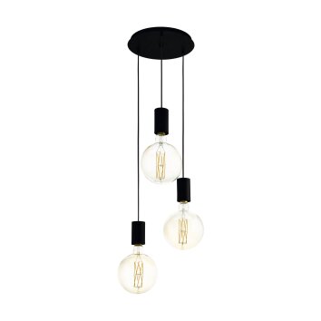 Eglo POZUETA Pendant Light black, 3-light sources