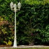 Kobe lamppost gold, white, 3-light sources
