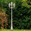 Kobe lamppost gold, white, 3-light sources