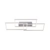 Leuchten-Direkt IVEN Ceiling Light LED matt nickel, 3-light sources, Remote control