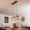 Pendant Light Gondo rust-coloured, 3-light sources