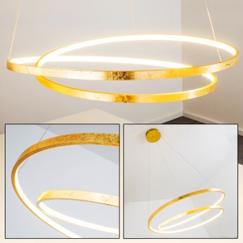 Stalon Pendant Light LED gold, 1-light source