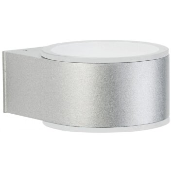 Albert 234 outdoor wall light LED silver, 2-light sources