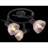 Spotlight Globo DRABO black, 3-light sources