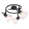 Spotlight Globo DRABO black, 3-light sources