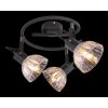 Spotlight Globo DRABO black, 3-light sources