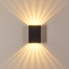 BENIN Outdoor Wall Light LED black, 2-light sources