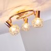 PALMIRA Ceiling light copper, 3-light sources