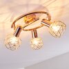 PALMIRA Ceiling light copper, 3-light sources