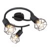 Globo XARA I Spotlight black, 3-light sources