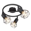 Globo XARA I Spotlight black, 3-light sources