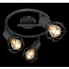 Globo XARA I Spotlight black, 3-light sources