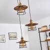 MOENA Pendant Light antique brass, bronze, 3-light sources