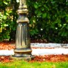 Tolep lamppost black-gold, 3-light sources