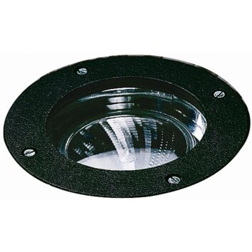 Albert 2128 recessed ground light black, 1-light source