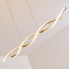 Wellington pendant light LED stainless steel, 2-light sources