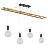 Globo LIONI Pendant Light brown, black, 4-light sources