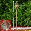 Lentua outdoor Floor Lamp brown, gold, 1-light source
