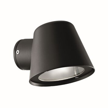 Ideal Lux GAS Outdoor Wall Light black, 1-light source