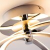 Trio Corland ceiling light LED chrome, 1-light source