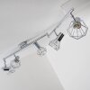 Annai ceiling spotlight chrome, 6-light sources