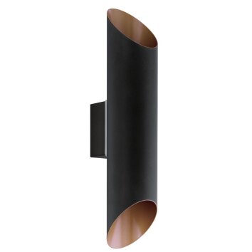 Eglo AGOLADA Wall Light LED copper, black, 2-light sources