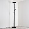 ABIQUA Floor Lamp LED black, 2-light sources
