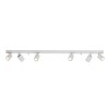 Brilliant Different ceiling light white, 6-light sources
