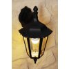 Konstsmide FIRENZE outdoor wall light black, transparent, clear, 1-light source