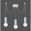 Leuchten Direkt TURN ME Pendant Light stone appearance, 3-light sources