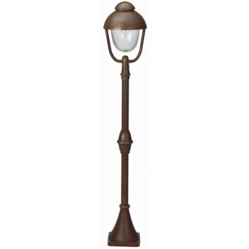 Albert 29 outdoor wall light brown, brass, 1-light source