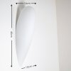 Kubbe Wall Light white, 1-light source