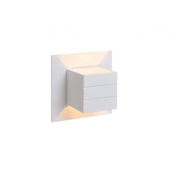 Lucide Bok wall light white, 1-light source