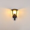 SIERA outdoor wall light black, 1-light source, Motion sensor