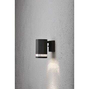Konstsmide MODENA wall light black, 1-light source